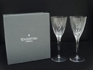 WATERFORD　ウォーターフォード　ワイングラスペア（箱付）
